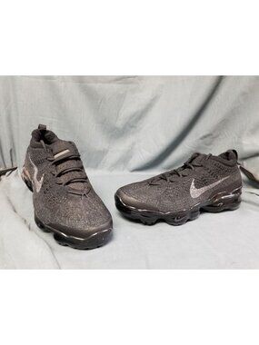 Nike Air VaporMax 2023 Flyknit Black Anthracite Womens Size 8 NEW NO BOX!